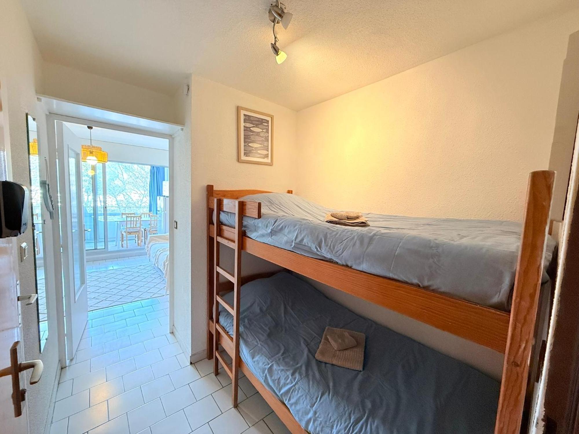 Appart Grande Motte Quartier Couchant - Parking - Balcon- Piscine - Plage 300M ลา กร็องเดอ-ม็อต ภายนอก รูปภาพ